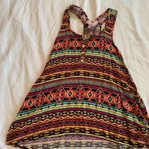 Patterned Cute Tank Top